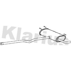 Rear Muffler KLARIUS LR241T OE Ref LR006471
