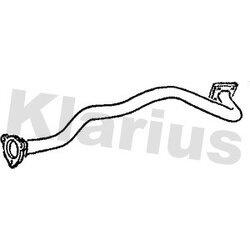 Exhaust Pipe KLARIUS LR5P OE Ref GEX1370