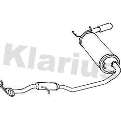 Rear Muffler KLARIUS MA167C