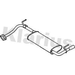 Rear Muffler KLARIUS MA238X OE Ref 8671014657