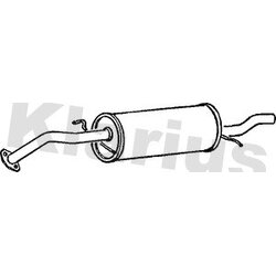 Rear Muffler KLARIUS MA286C