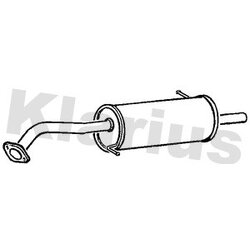Rear Muffler KLARIUS MA288A
