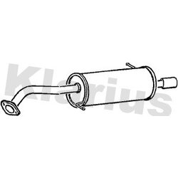 Rear Muffler KLARIUS MA291V