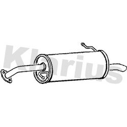 Rear Muffler KLARIUS MA319D