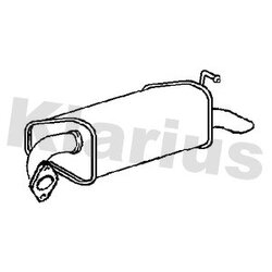 Rear Muffler KLARIUS MA339A