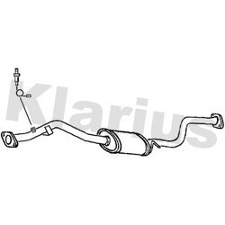 Centre Muffler KLARIUS MA345P