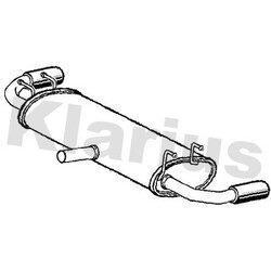 Rear Muffler KLARIUS MA348K