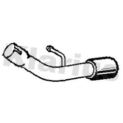 Exhaust Pipe KLARIUS MA354C