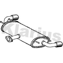 Rear Muffler KLARIUS MA397M