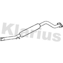 Centre Muffler KLARIUS MA398L