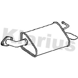 Rear Muffler KLARIUS MA411T