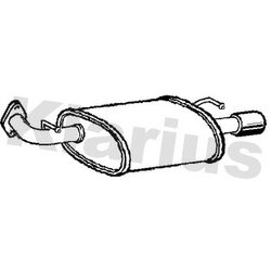 Rear Muffler KLARIUS MA432L