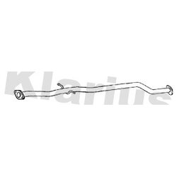 Exhaust Pipe KLARIUS MA479T