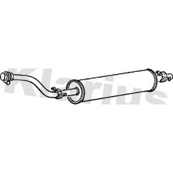 Rear Muffler KLARIUS MZ105P