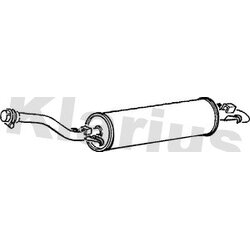 Rear Muffler KLARIUS MZ150A