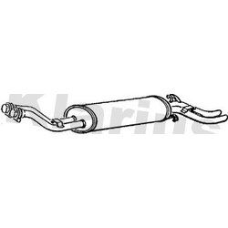 Rear Muffler KLARIUS MZ172Q