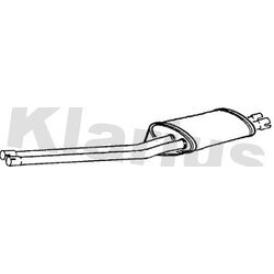 Centre Muffler KLARIUS MZ17L