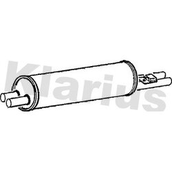 Rear Muffler KLARIUS MZ18K