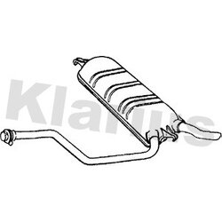 Rear Muffler KLARIUS MZ223Q OE Ref 8671010462
