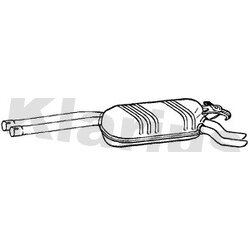 Rear Muffler KLARIUS MZ412M