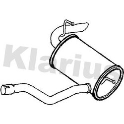 Rear Muffler KLARIUS MZ524A