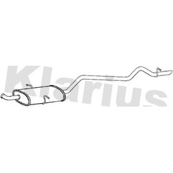Rear Muffler KLARIUS MZ531M