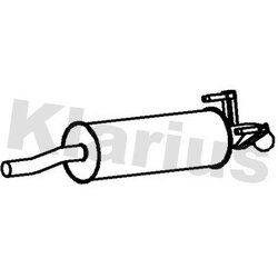 Rear Muffler KLARIUS MZ571E