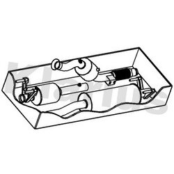 Exhaust Pipe KLARIUS MZ573C