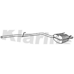 Rear Muffler KLARIUS MZ584K