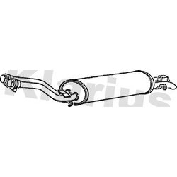 Rear Muffler KLARIUS MZ59B
