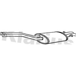 Rear Muffler KLARIUS MZ63V
