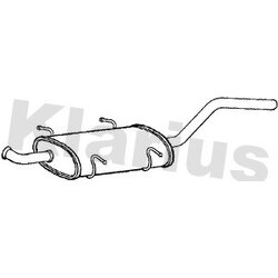 Centre Muffler KLARIUS MZ943H