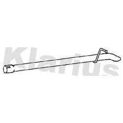 Exhaust Pipe KLARIUS PG1034C OE Ref 1614075880