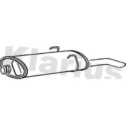 Rear Muffler KLARIUS PG226P OE Ref 172625