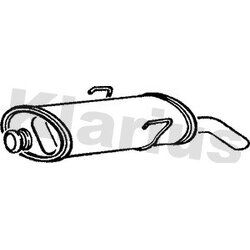 Rear Muffler KLARIUS PG494W OE Ref 1726L0