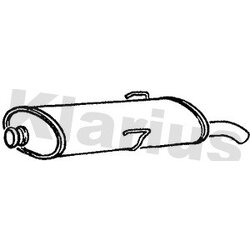 Rear Muffler KLARIUS PG540D OE Ref 1726L8