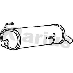 Rear Muffler KLARIUS PG544X OE Ref 1730HJ