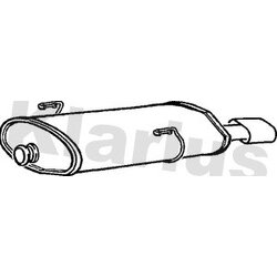 Rear Muffler KLARIUS PG568L OE Ref 1726VS