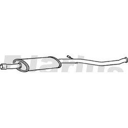 Centre Muffler KLARIUS PG569K OE Ref 1705FY