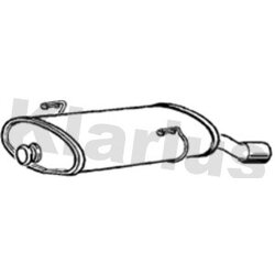 Rear Muffler KLARIUS PG571H OE Ref 1726KT