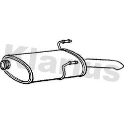 Rear Muffler KLARIUS PG596W OE Ref 1726JH