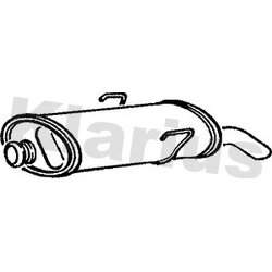 Rear Muffler KLARIUS PG631V OE Ref 1726LF