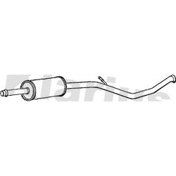 Centre Muffler KLARIUS PG651P OE Ref 1717W9