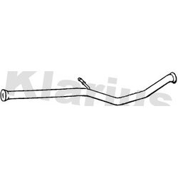 Exhaust Pipe KLARIUS PG662A OE Ref 1717T3