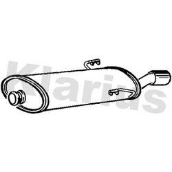 Rear Muffler KLARIUS PG669M OE Ref 8671014817
