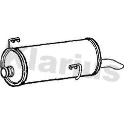Rear Muffler KLARIUS PG705K OE Ref 1726NY