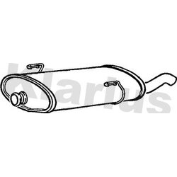 Rear Muffler KLARIUS PG711C OE Ref 1726KS