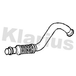 Exhaust Pipe KLARIUS PG720M OE Ref 1706J9