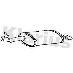Rear Muffler KLARIUS PG726E OE Ref 1726TE