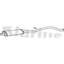 Centre Muffler KLARIUS PG733V OE Ref 1717FL